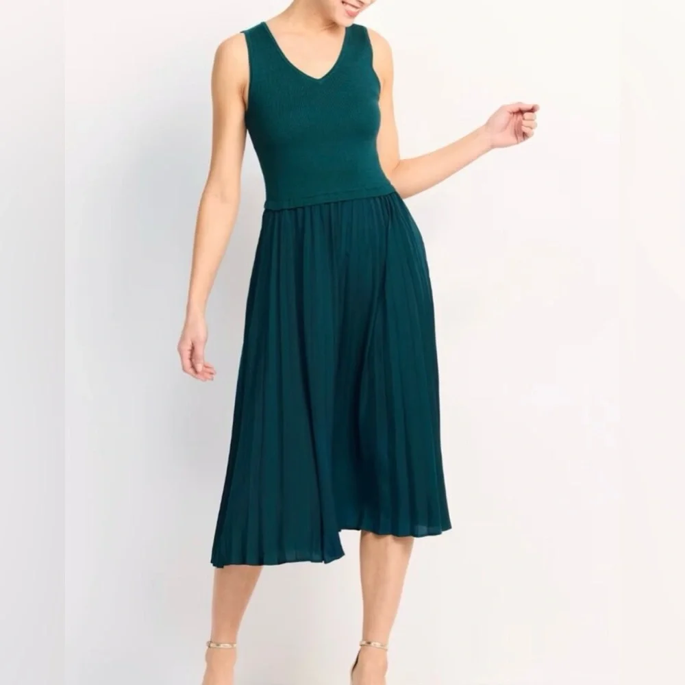 Montgomery Post NWT Terra Mixed Media Dress Size 2X - Picture 1 of 8